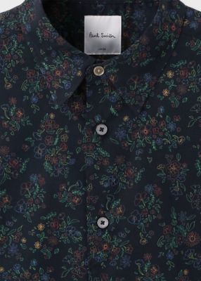 ”Ｏｕｔｌｉｎｅ　Ｆｌｏｒａｌ”　半袖シャツ（１５３３１１１２７Ｙ）