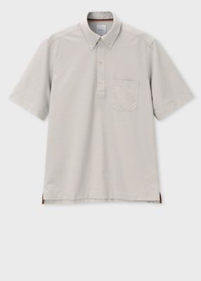 Paul Smith (Men)/ポール・スミス ソリッド 鹿の子 ボタンダウン ポロシャツ(153314JS25)