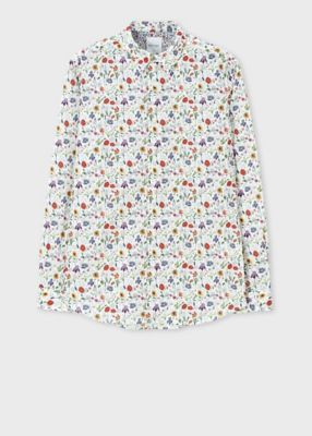 ＜Paul Smith (Men)＞リバティ　フローラルプリント　シャツ（１５３３５２００６ＬＮ）