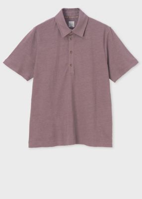 ＜Paul Smith (Men)＞カラーリネン　鹿の子　ポロシャツ（１５３５０５４４６Ｚ）