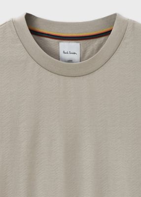 【Paul Smith】ヘリンボーン 半袖 カットソー ジャージー素材 ヘリンボーン 半袖カットソー（153508919T） | Paul