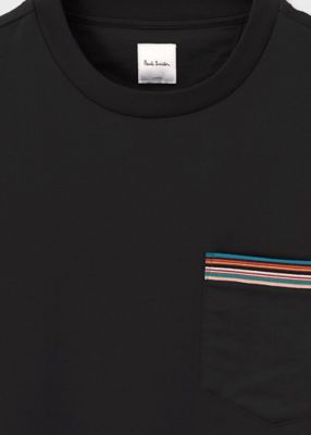 【Paul Smith】シグネチャーストライプポケット 半袖カットソー Paul Smith｜シグネチャーストライプポケット 半袖カットソー