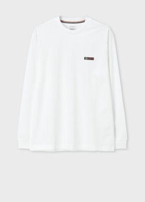 ＜Paul Smith (Men)＞”Ｓｉｇｎａｔｕｒｅ　Ｓｔｒｉｐｅ　Ｂａｒ”　　長袖Ｔシャツ（１５３５５３０４９Ｘ）