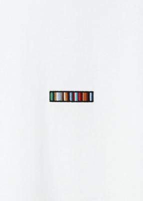 ”Ｓｉｇｎａｔｕｒｅ　Ｓｔｒｉｐｅ　Ｂａｒ”　半袖カットソー（１５３５５３９１９Ｔ）