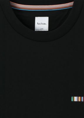 ”Ｓｉｇｎａｔｕｒｅ　Ｓｔｒｉｐｅ　Ｂａｒ”　半袖カットソー（１５３５５３９１９Ｔ）