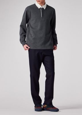 新品☆Paul Smith COLLECTION コットン スラックス☆茶☆L
