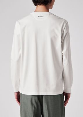 ”Ｃｒｏｐｐｅｄ　ｌｏｇｏ”　長袖Ｔシャツ（１５３５６３０４９Ｘ）