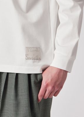 ”Ｃｒｏｐｐｅｄ　ｌｏｇｏ”　長袖Ｔシャツ（１５３５６３０４９Ｘ）