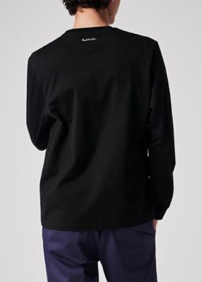 ”Ｃｒｏｐｐｅｄ　ｌｏｇｏ”　長袖Ｔシャツ（１５３５６３０４９Ｘ）