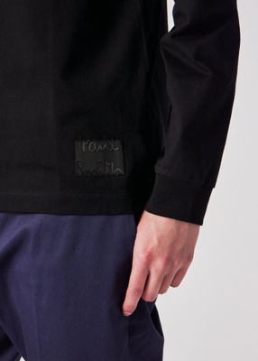 ”Ｃｒｏｐｐｅｄ　ｌｏｇｏ”　長袖Ｔシャツ（１５３５６３０４９Ｘ）