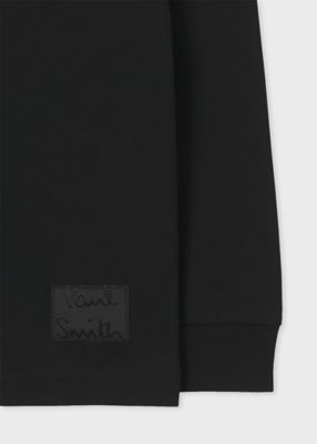 ”Ｃｒｏｐｐｅｄ　ｌｏｇｏ”　長袖Ｔシャツ（１５３５６３０４９Ｘ）