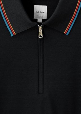 ”Ｓｉｇｎａｔｕｒｅ　Ｓｔｒｉｐｅ”　ジップアップ　ポロシャツ（１５３５６４４８７Ｙ）