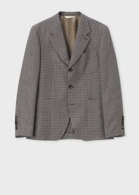 Paul Smith (Men)/ポール・スミス ガンクラブチェック 3Bジャケット(15361223045)