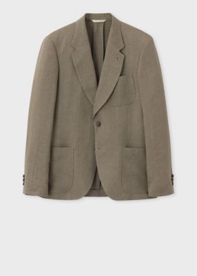 ＜Paul Smith (Men)＞ピュアリネンツイル　２Ｂジャケット（１５３６１４２３０４２）