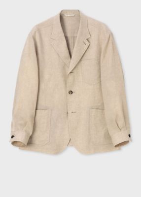 ＜Paul Smith (Men)＞ヴィンテージピュアリネン　３Ｂジャケット（１５３６１６２４０６３）