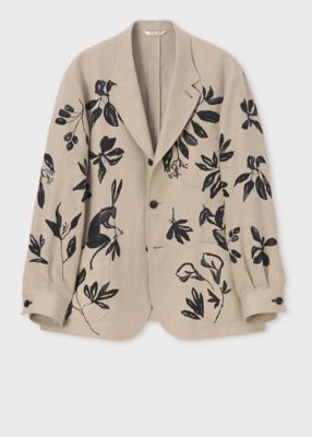 ＜Paul Smith (Men)＞”Ｏｌｉｖｅ　Ｒａｂｂｉｔ”　３Ｂ　ジャケット（１５３６２５２４０６３ＹＮ）