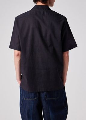 フェイデッドリリープリント オープンカラーシャツ