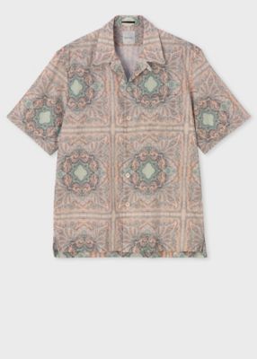 ＜Paul Smith (Men)＞”Ｐａｉｓｌｅｙ　Ｈａｎｋｙ”　オープンカラーシャツ（１５３６４３２９６）