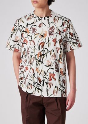 フェイデッドリリープリント　Ｔシャツ（１５３６６０９１９Ｔ）