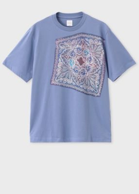 新作 ★PAULSMITH★\"Paisley Hanky\" 半袖Tシャツ Paisley Hanky” 半袖Tシャツ