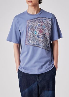 新作 ★PAULSMITH★\"Paisley Hanky\" 半袖Tシャツ Paisley Hanky” 半袖Tシャツ