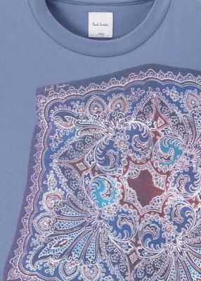 新作 ★PAULSMITH★\"Paisley Hanky\" 半袖Tシャツ Paisley Hanky” 半袖Tシャツ