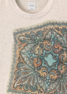 *Paul Smith* \"Paisley Hanky\" 半袖Tシャツ Paisley Hanky