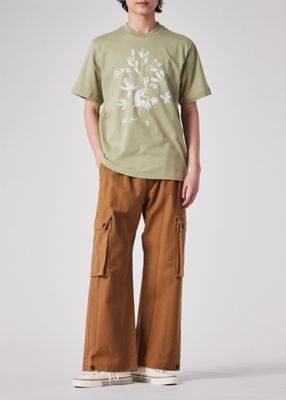 Olive Rabbit” プリント 半袖Tシャツ