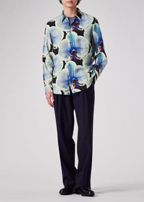 Orchid” プリントシャツ（153732901U） | Paul Smith