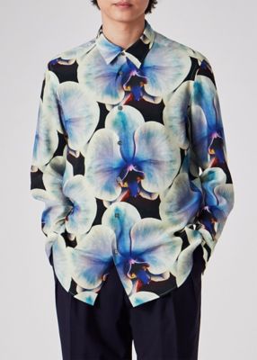 Orchid” プリントシャツ（153732901U） | Paul Smith