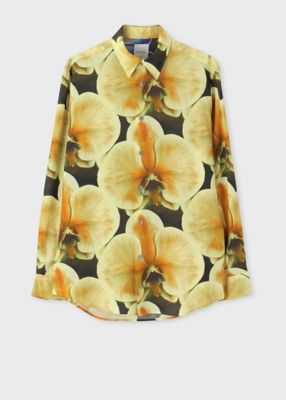 Orchid” プリントシャツ（153732901U） | Paul Smith