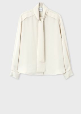 Paul Smith (Women)/ポール・スミス ウィメンズ　サテンボウタイ　ブラウス（１５５００９ＳＨ１７４）