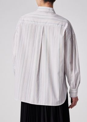 ウィメンズ　”Ｓｉｇｎａｔｕｒｅ　Ｓｔｒｉｐｅ”　シャツ（１５５０１５３６０Ｂ）