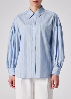 ウィメンズ　”Ｓｉｇｎａｔｕｒｅ　Ｓｔｒｉｐｅ”　シャツ（１５５０１５３６０Ｂ）
