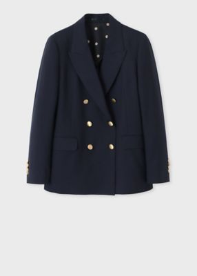 ＜Paul Smith (Women)＞ウィメンズ　メタルボタン　６Ｂダブルブレスト　ブレザー（１５５０２２３６９Ｊ）
