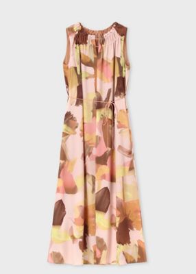 ＜Paul Smith (Women)＞ウィメンズ　”Ｆｌｏｒａｌ　Ｐａｉｎｔ”　サマードレス（１５５０５２６５３Ｄ）