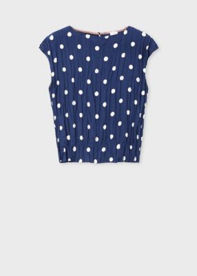 Paul Smith (Women)/ポール・スミス ウィメンズ ”Large Polka” 半袖ブラウス(155054368M)