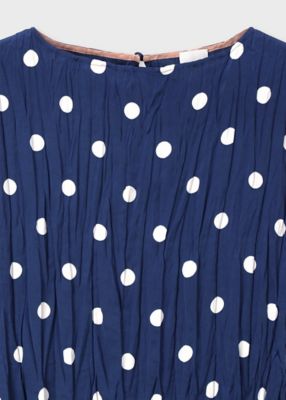 ウィメンズ　”Ｌａｒｇｅ　Ｐｏｌｋａ”　半袖ブラウス（１５５０５４３６８Ｍ）