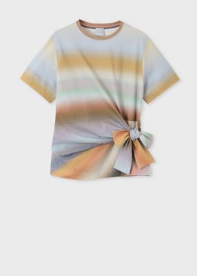 Paul Smith (Women)/ポール・スミス ウィメンズ ”Smith Stripe” 半袖Tシャツ(155123390V)