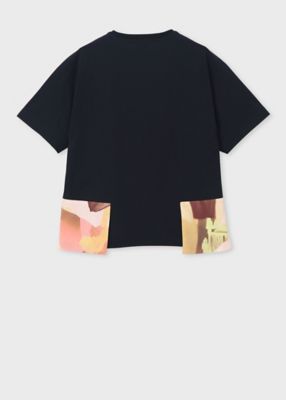 ウィメンズ　プリント　コンビネーション　半袖Ｔシャツ（１５５１５１Ｊ２５９）