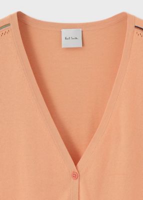 ウィメンズ　”Ｓｉｇｎａｔｕｒｅ　Ｓｔｒｉｐｅ”　アイレット　カーディガン（１５５２２２５２７Ｎ）