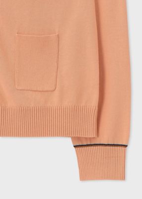 ウィメンズ　”Ｓｉｇｎａｔｕｒｅ　Ｓｔｒｉｐｅ”　アイレット　カーディガン（１５５２２２５２７Ｎ）