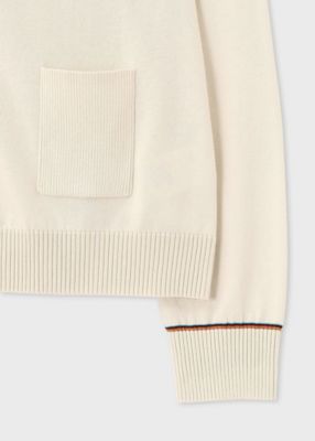 ウィメンズ　”Ｓｉｇｎａｔｕｒｅ　Ｓｔｒｉｐｅ”　アイレット　カーディガン（１５５２２２５２７Ｎ）