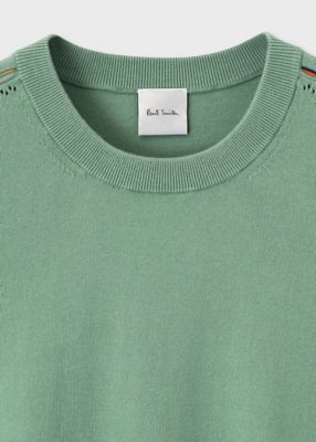 ウィメンズ　”Ｓｉｇｎａｔｕｒｅ　Ｓｔｒｉｐｅ”　アイレット　ニット（１５５２２２ＫＮ１５８）