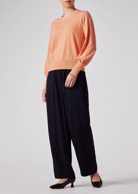 ウィメンズ　”Ｓｉｇｎａｔｕｒｅ　Ｓｔｒｉｐｅ”　アイレット　ニット（１５５２２２ＫＮ１５８）