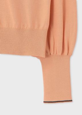 ウィメンズ　”Ｓｉｇｎａｔｕｒｅ　Ｓｔｒｉｐｅ”　アイレット　ニット（１５５２２２ＫＮ１５８）