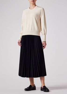 ウィメンズ　”Ｓｉｇｎａｔｕｒｅ　Ｓｔｒｉｐｅ”　アイレット　ニット（１５５２２２ＫＮ１５８）
