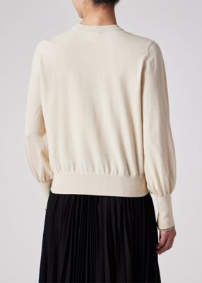 ウィメンズ　”Ｓｉｇｎａｔｕｒｅ　Ｓｔｒｉｐｅ”　アイレット　ニット（１５５２２２ＫＮ１５８）
