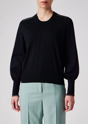 ウィメンズ　”Ｓｉｇｎａｔｕｒｅ　Ｓｔｒｉｐｅ”　アイレット　ニット（１５５２２２ＫＮ１５８）