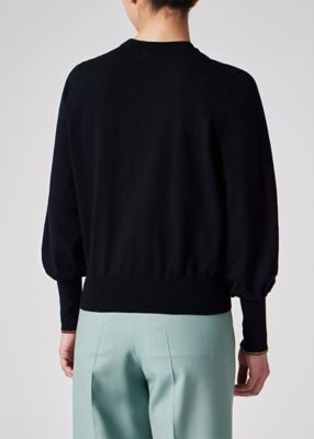 ウィメンズ　”Ｓｉｇｎａｔｕｒｅ　Ｓｔｒｉｐｅ”　アイレット　ニット（１５５２２２ＫＮ１５８）